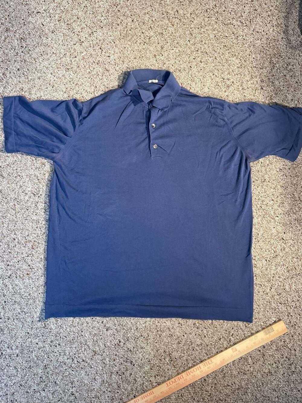 Malo Made in Italy 100% Cotton Blue Polo Shirt